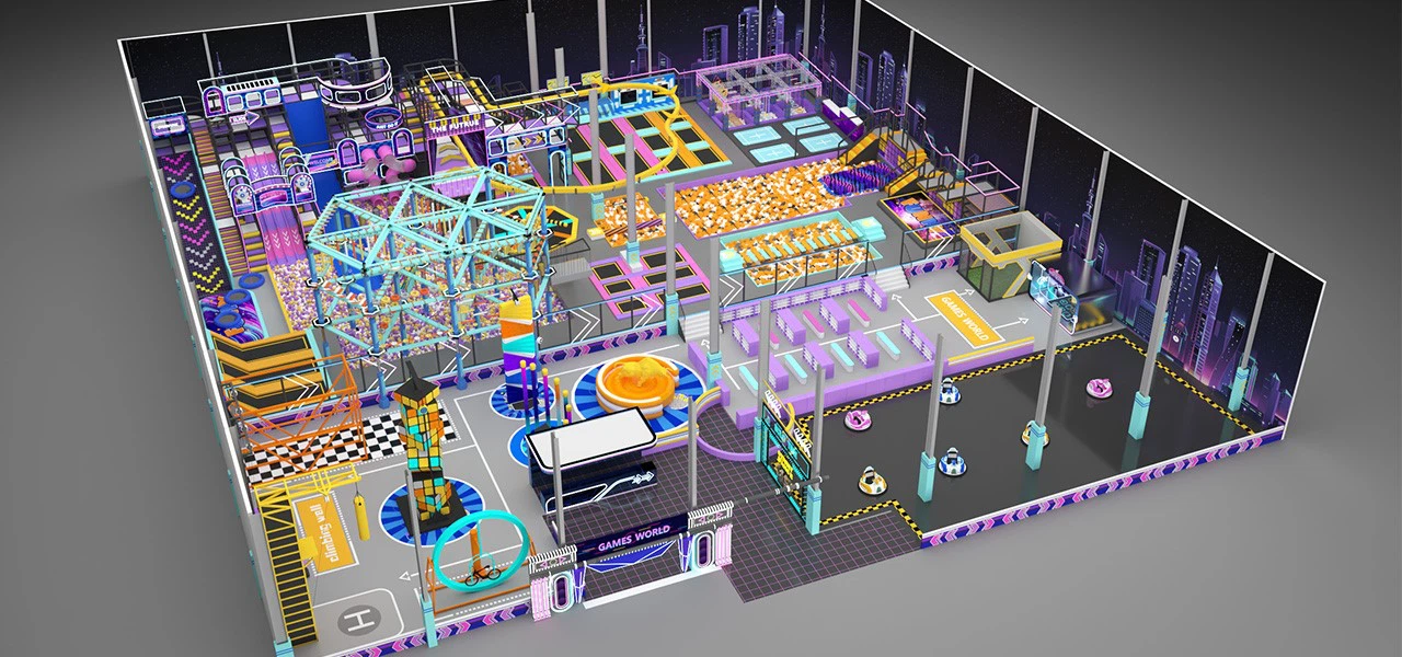 Custom Trampoline Park & Indoor Playground Design Custom Trampoline Park & Indoor Playground Design